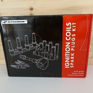 A-PREMIUM Ignition Coils & Spark Plugs Kit ICK84400-6-C 6 Pack Replacement Kit